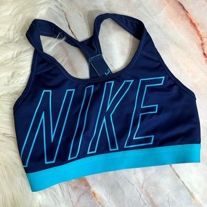 NIKE Pro Classic Logo Read Bra Small